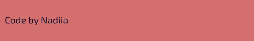 Code by Nadiia